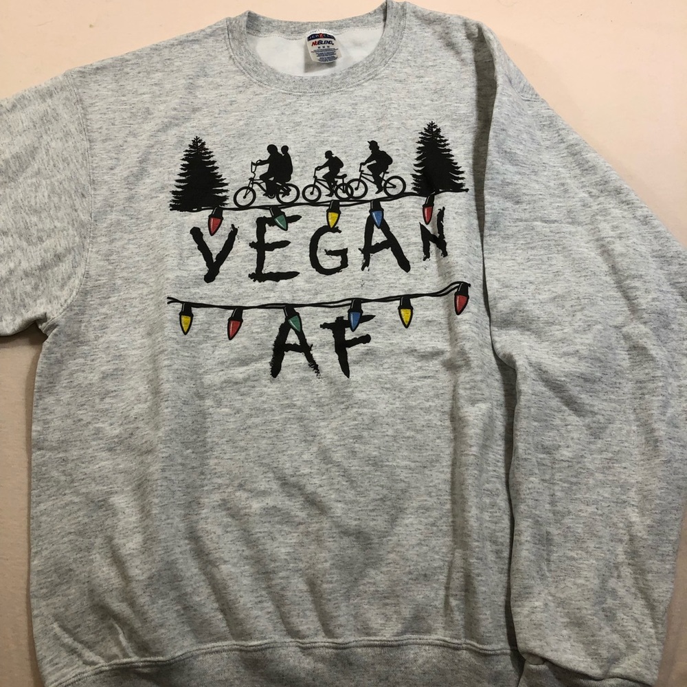 Stranger things/ vegan af sweatshirt
